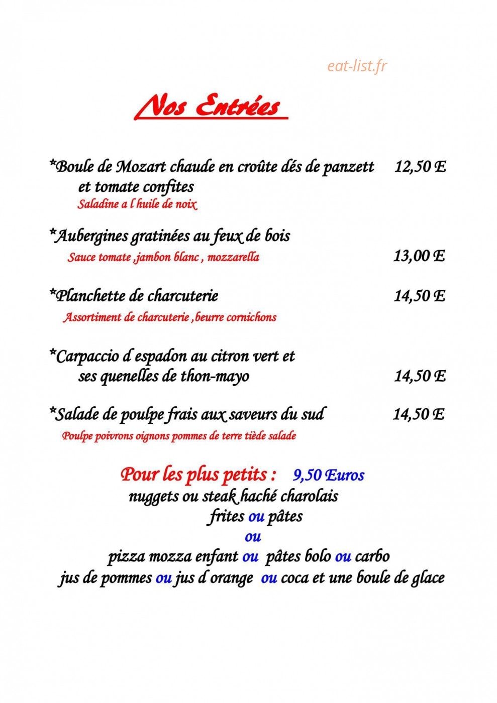 Le Passe Temps — carte page 3
