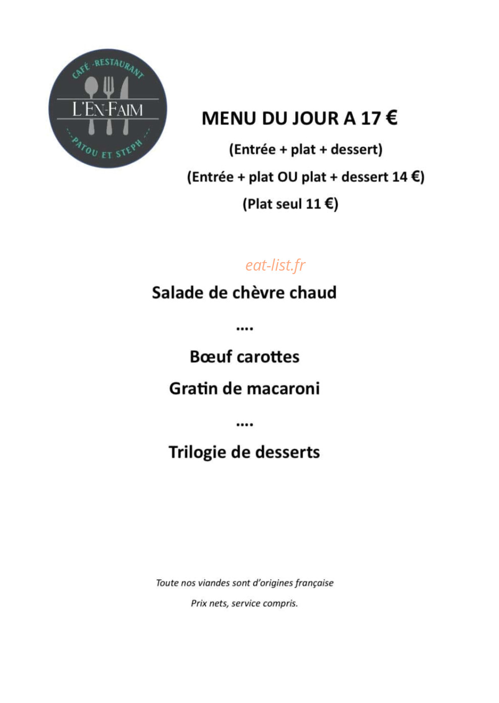 L'En-Faim — carte page 1