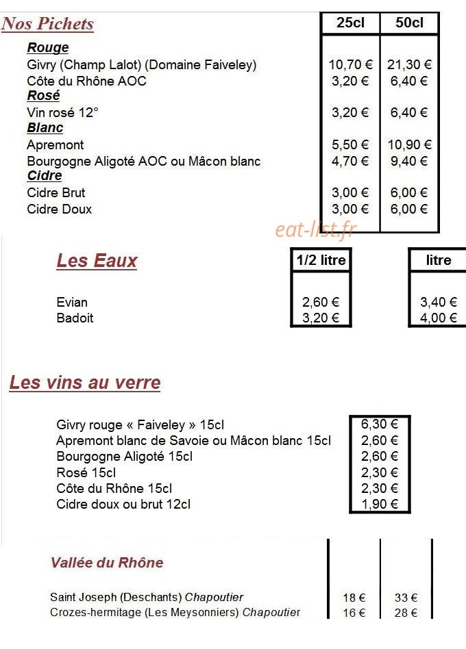 Le River Boat — carte page 8
