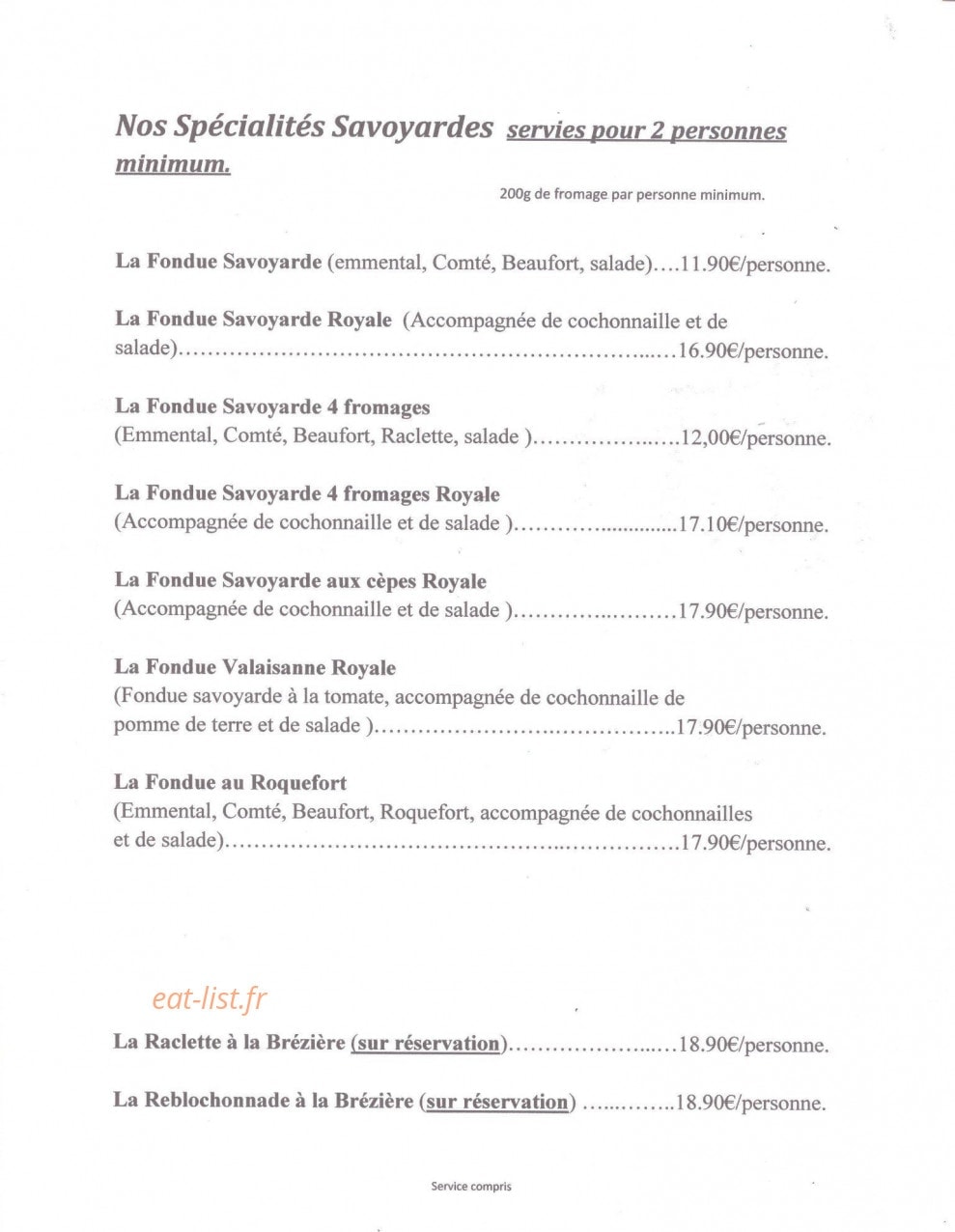 Le River Boat — carte page 2