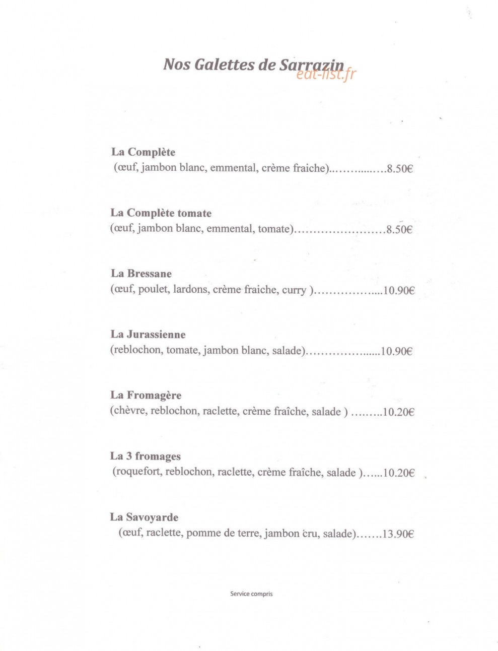 Le River Boat — carte page 3