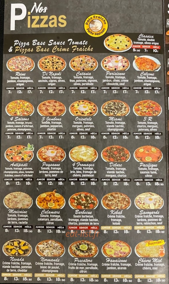 Pizza Pino — carte page 2