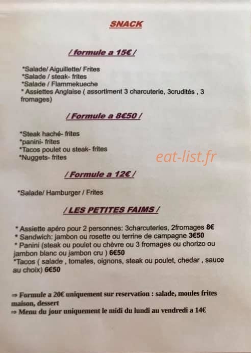 Le Saint Germain — carte page 1