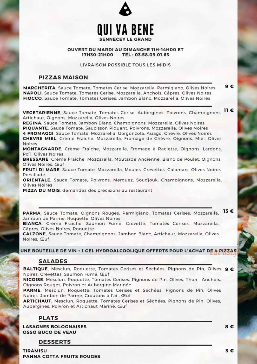 Qui va bene — carte page 2