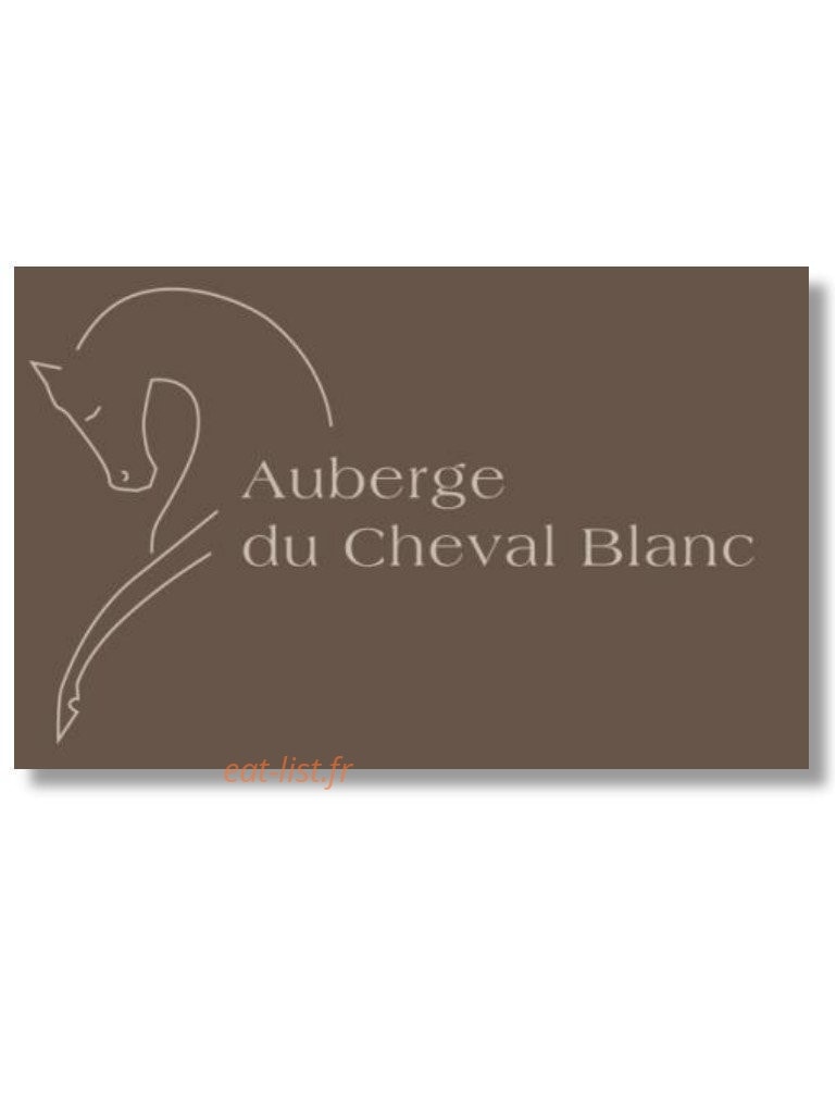 LOGO cheval Blanc  Auberge du Cheval Blanc à Charny