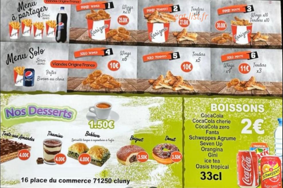 Karizma — carte page 1