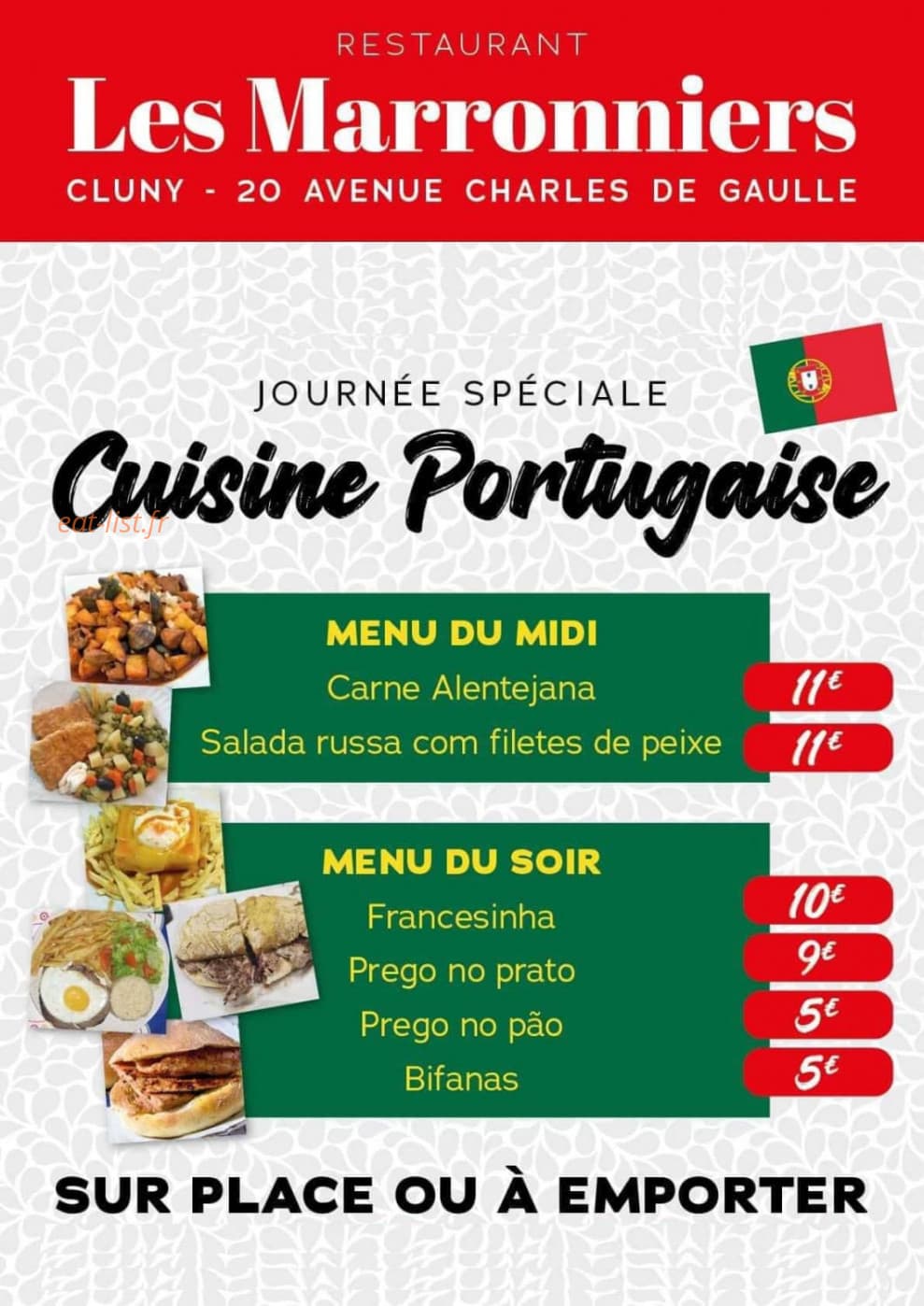 Les Marronniers — carte page 1
