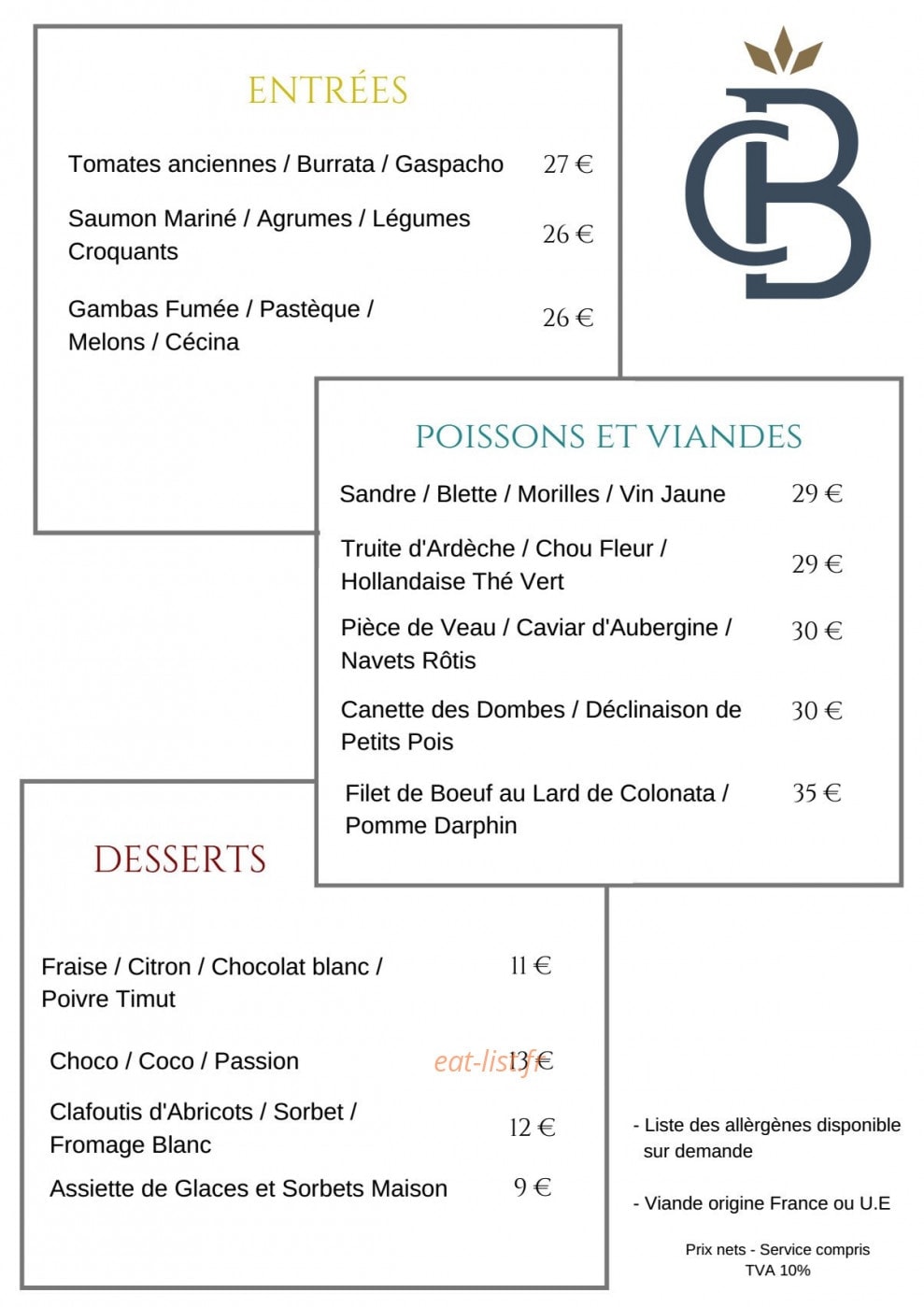 Château de Besseuil — carte page 1