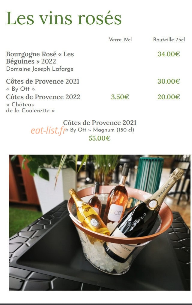 Bistrot Saint Pierre — carte page 10