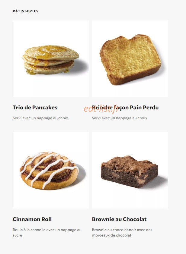 Starbucks Coffee — carte page 19