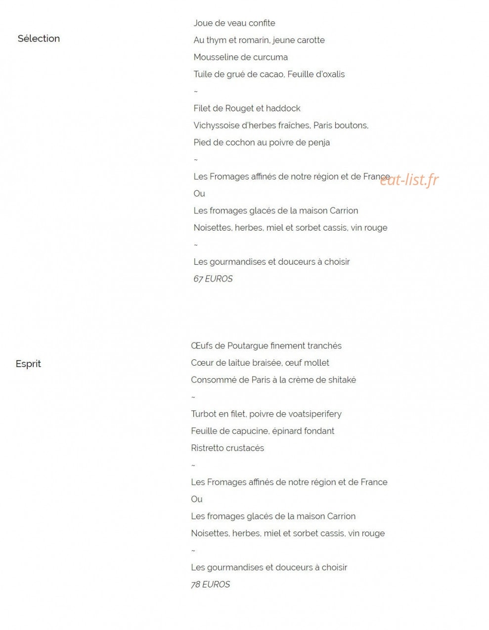 Frédéric Carrion — carte page 1