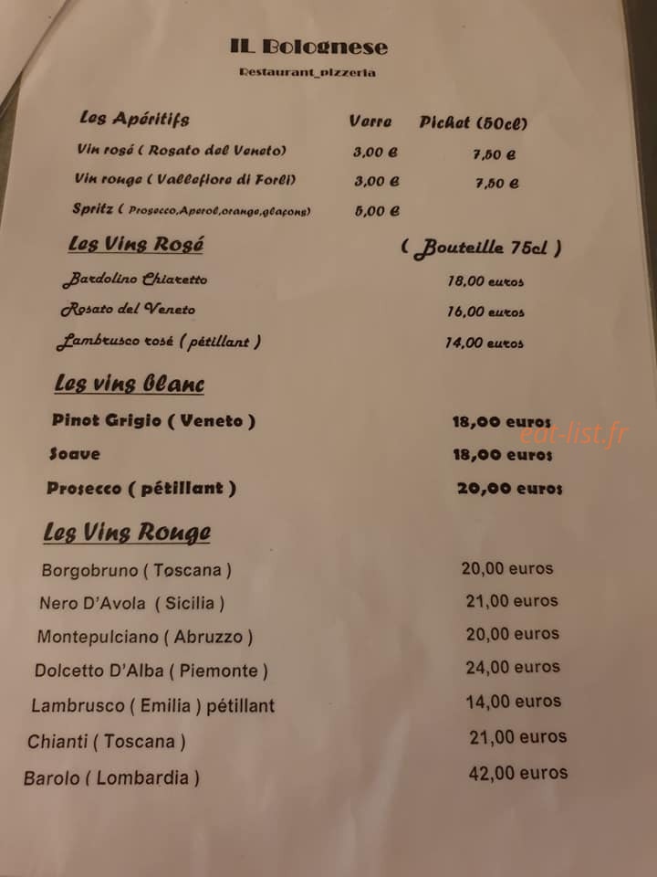 Il bolognese — carte page 5