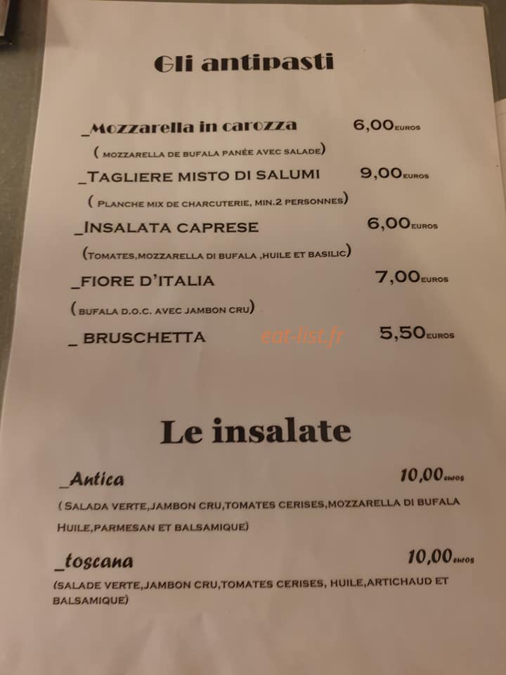 Il bolognese — carte page 1