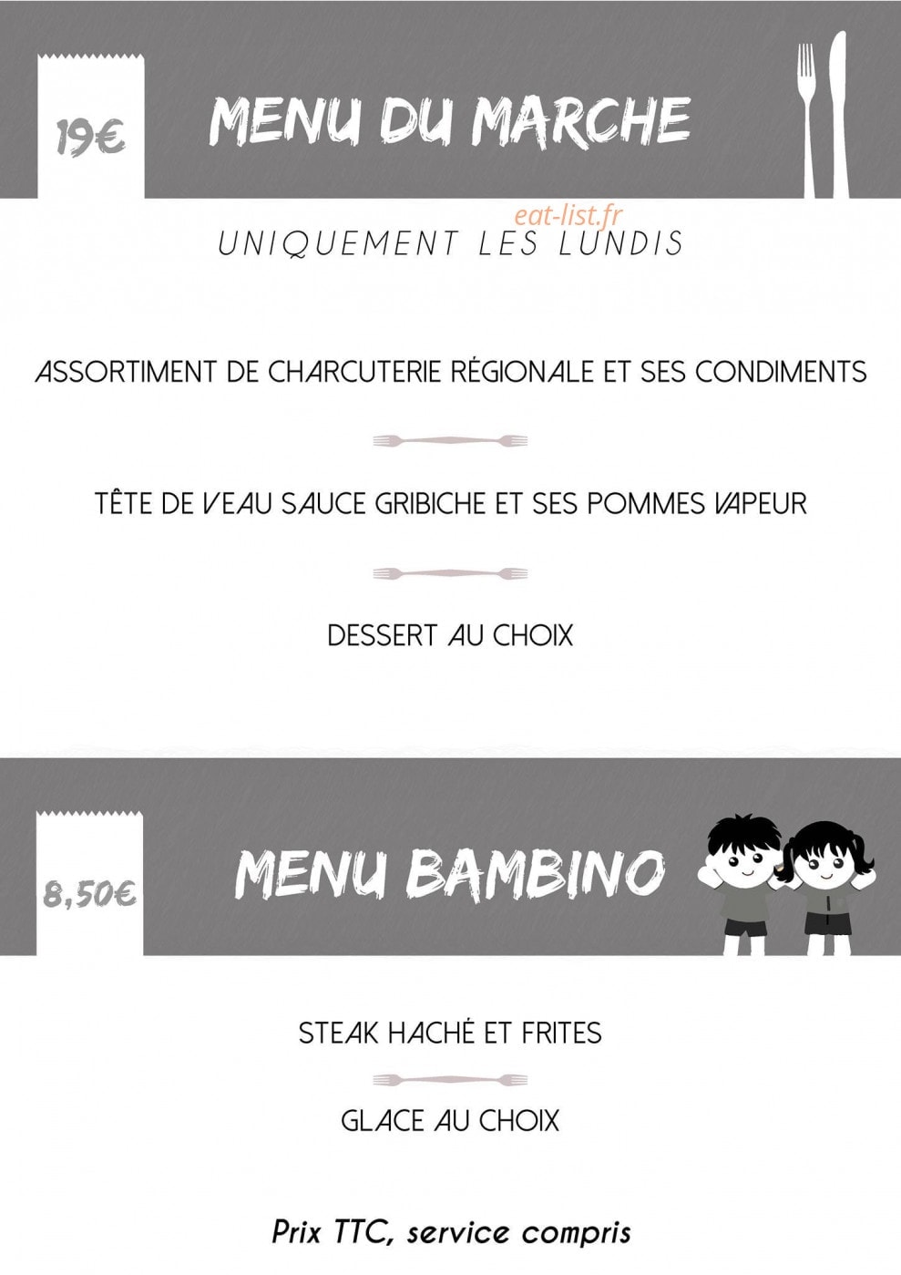 L'Etape Gourmande — carte page 2