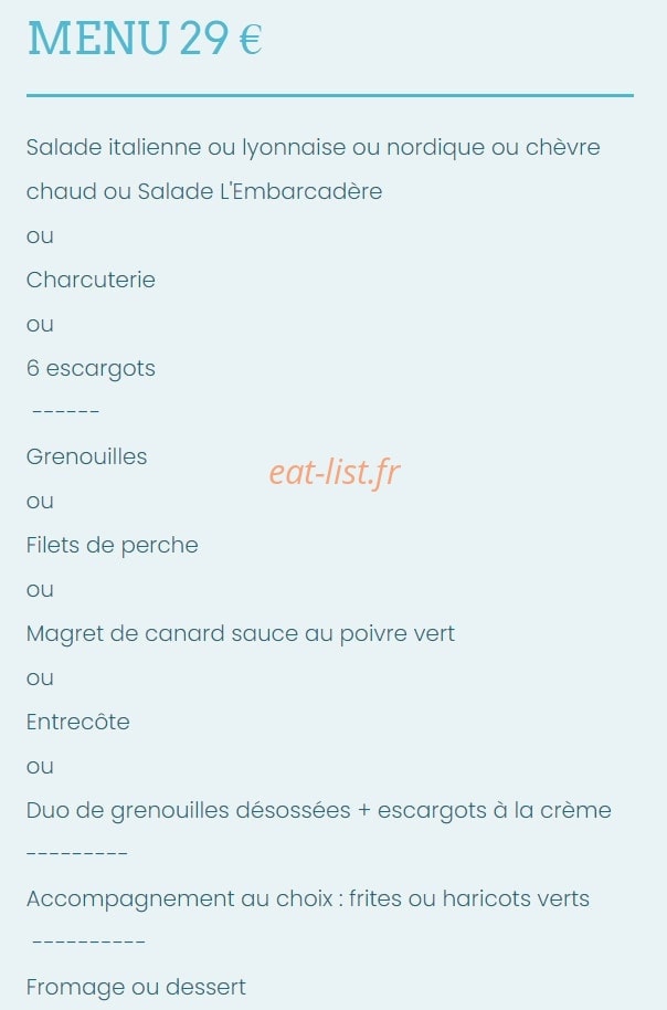 L'Embarcadère — carte page 3