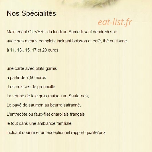 Hôtel Lucy — carte page 1