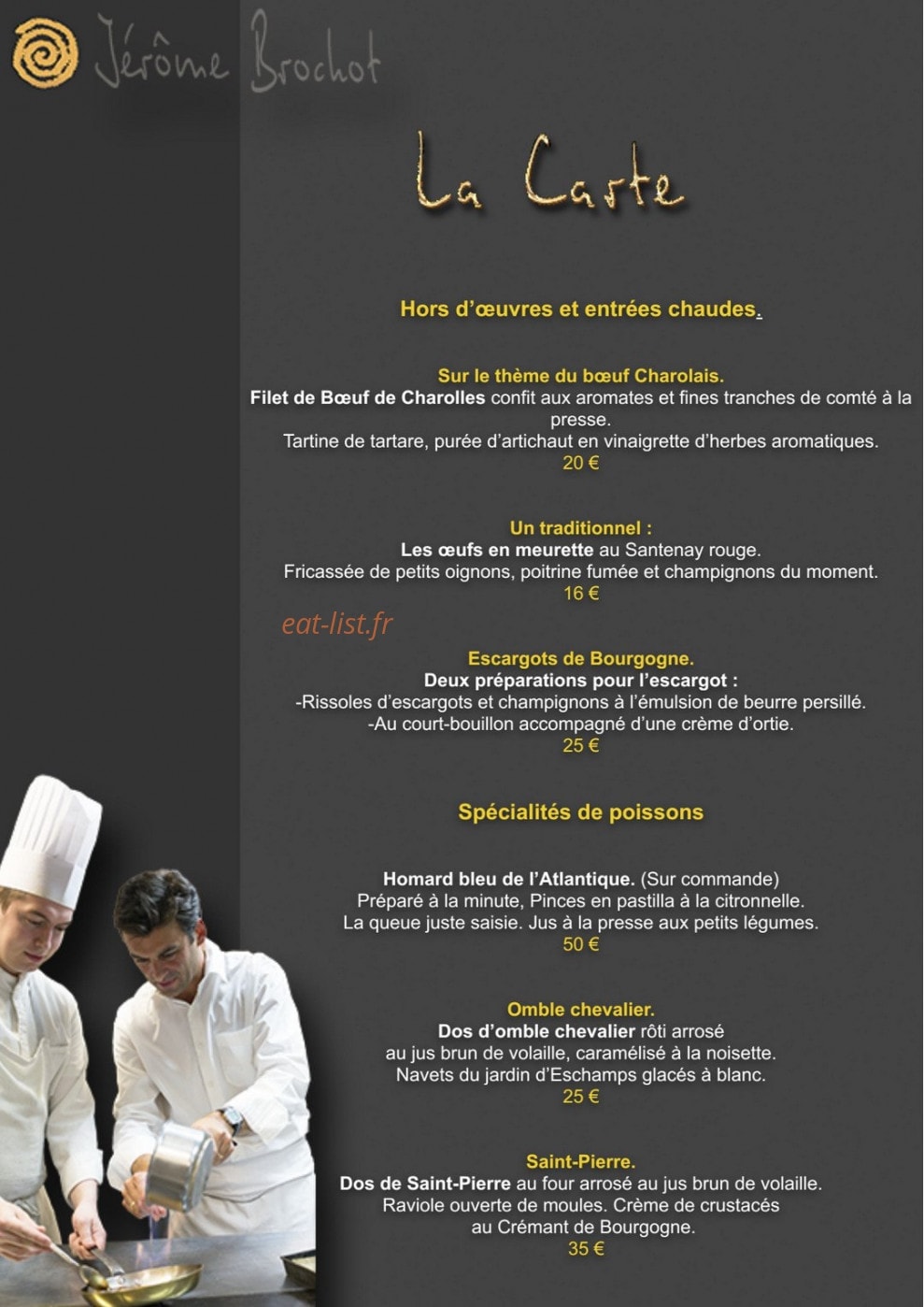 Jérôme Brochot — carte page 2