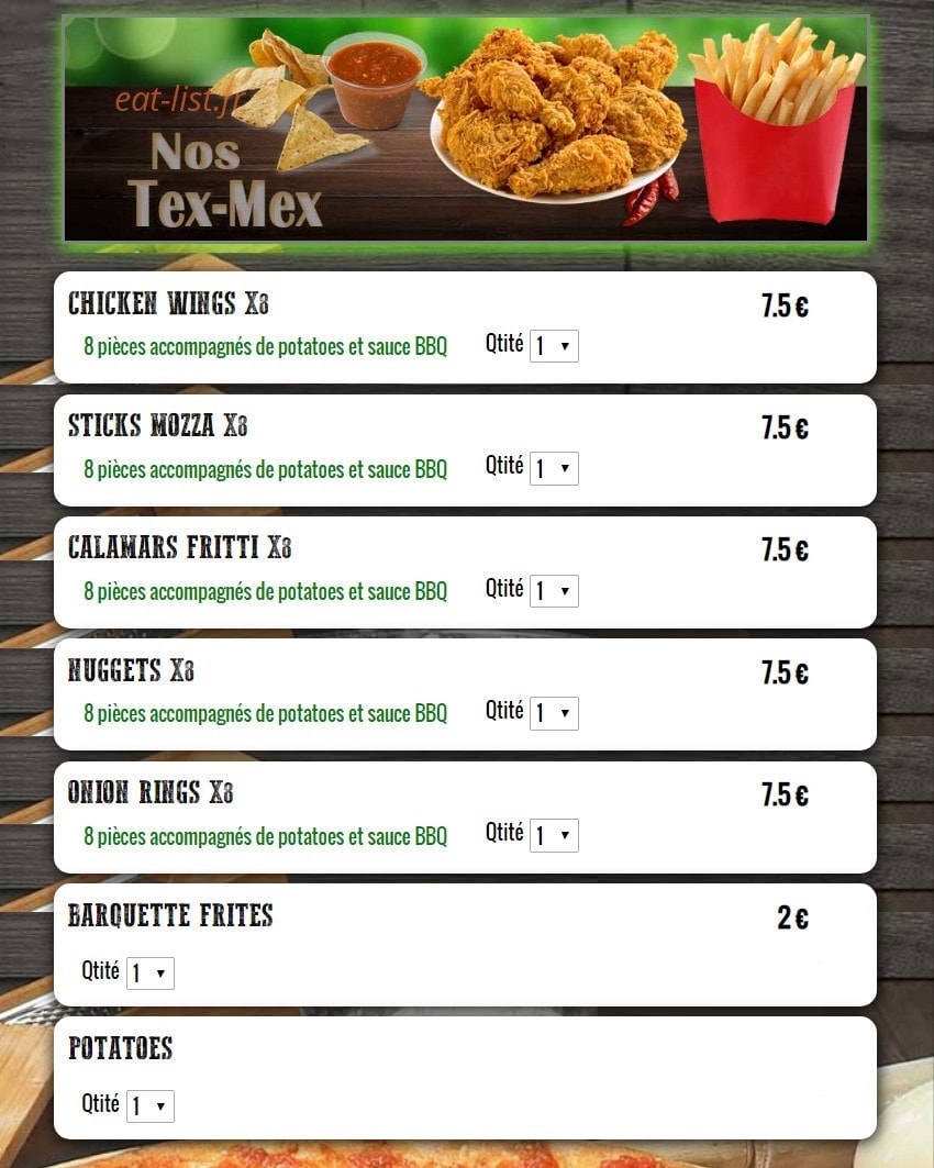 La Strada Pizza — carte page 9