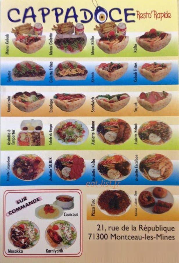 Le Cappadoce — carte page 1