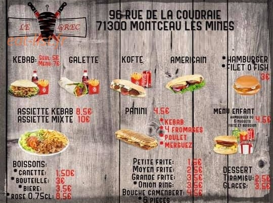 Le Grec — carte page 2