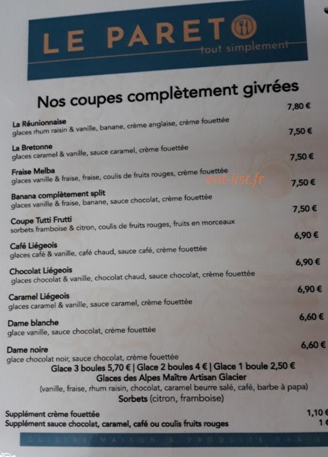 Le Pareto tout simplement — carte page 3