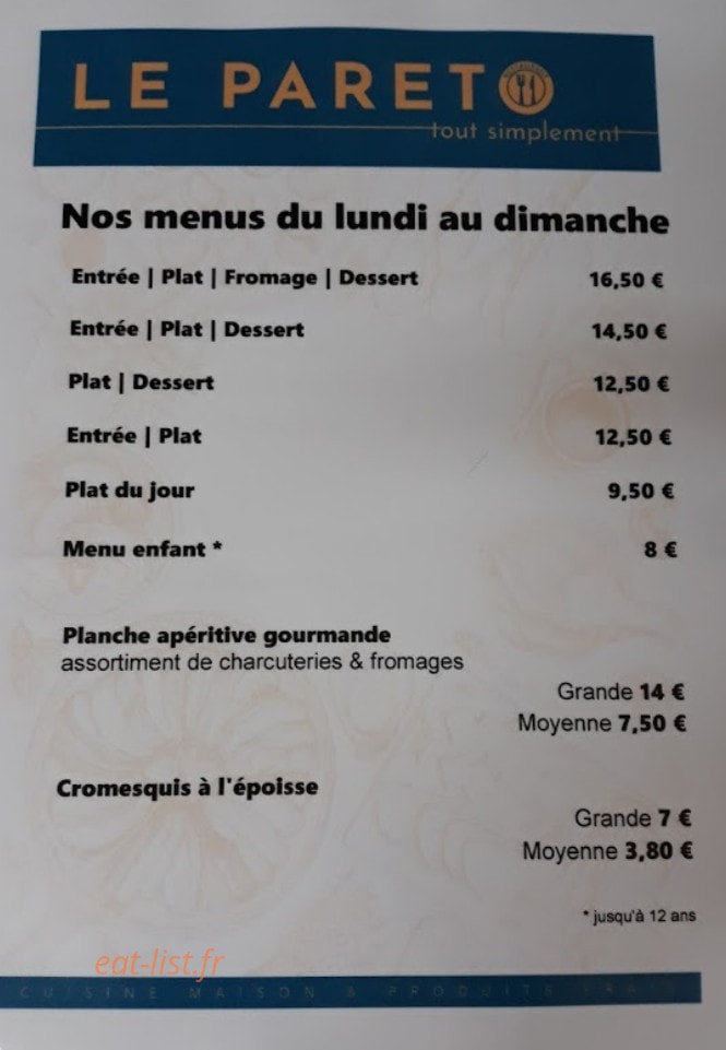 Le Pareto tout simplement — carte page 5