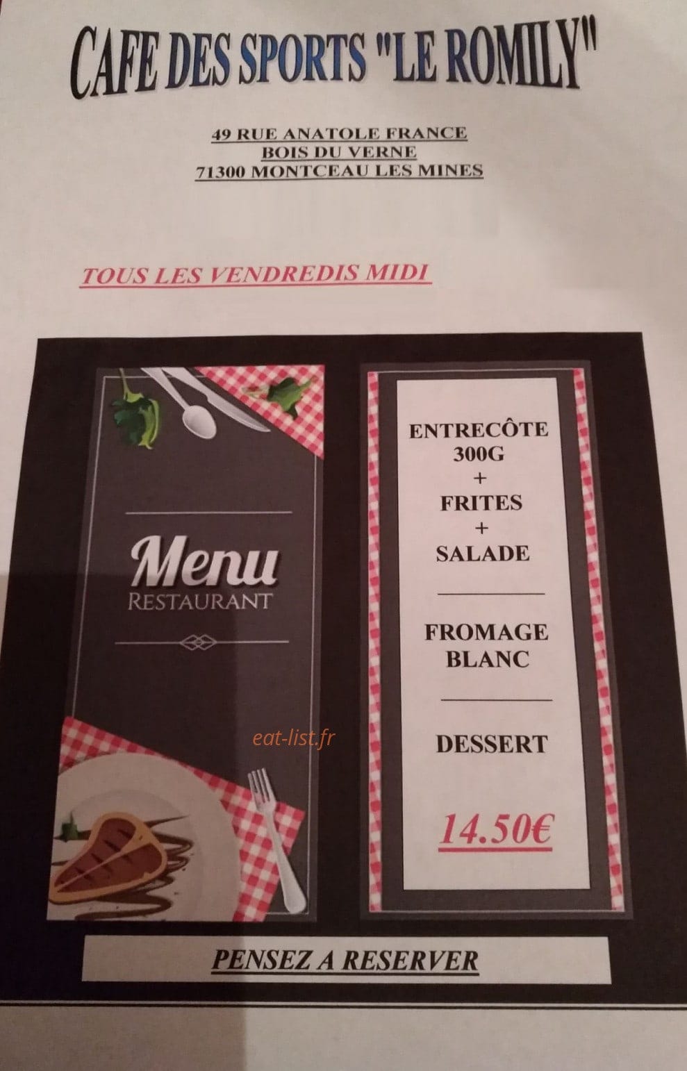 Le Romily — carte page 1