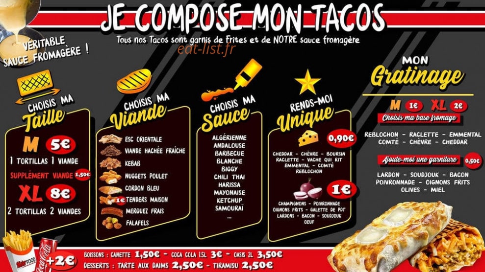Mister Food à Montceau Les Mines menu et photos