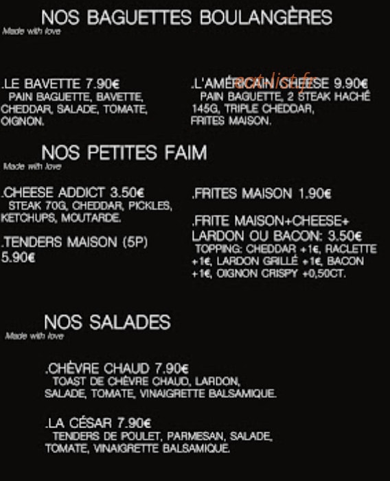 Salt Addict — carte page 3