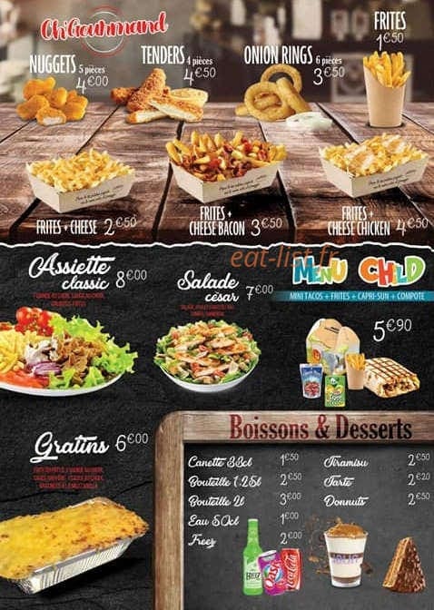 Tacos 7.1 — carte page 2