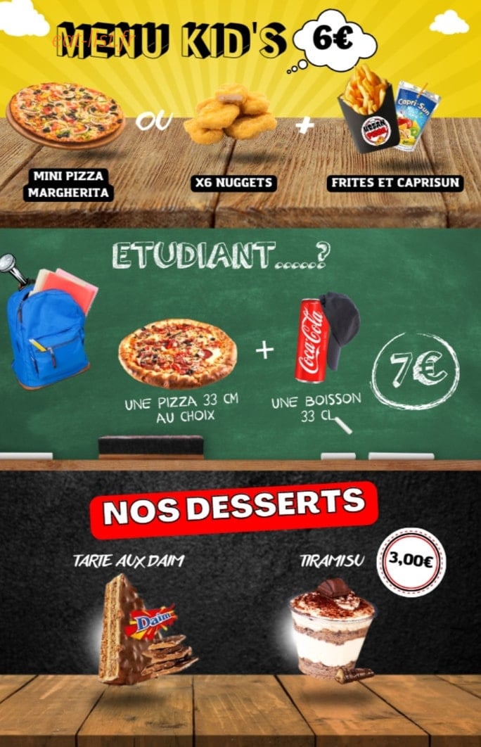Urban Pizza — carte page 5