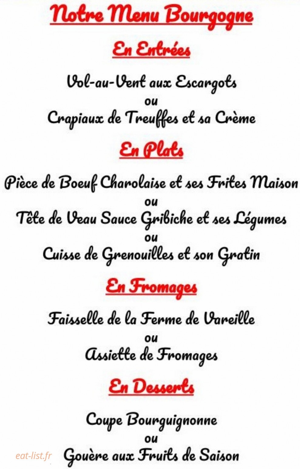 La Palette Gourmande — carte page 4