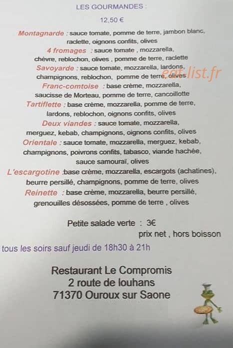 Le compromis — carte page 2