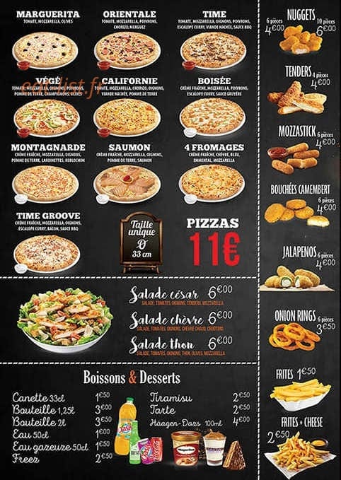Tacos Time — carte page 2