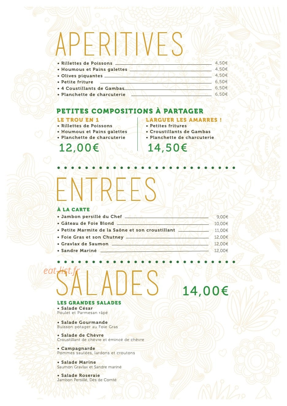 La Roseraie — carte page 4