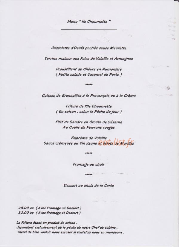 L'Ile chaumette — carte page 1