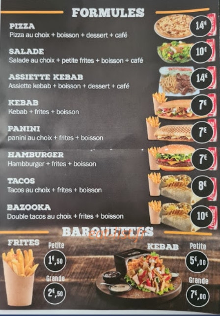 L'As du Kebab — carte page 2