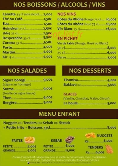 Le Miam — carte page 4