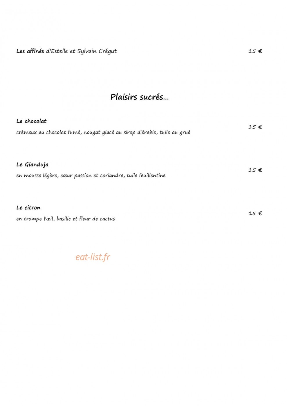 L'empreinte — carte page 2