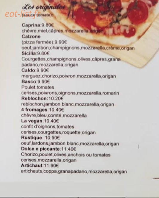 La Bottega — carte page 2