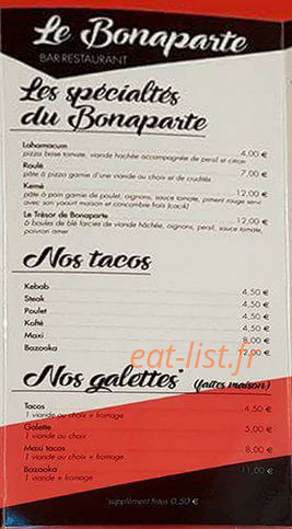 Le Bonaparte — carte page 2