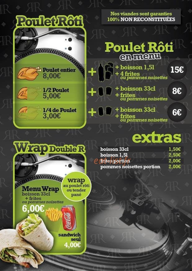 Only Chicken Double R — carte page 2