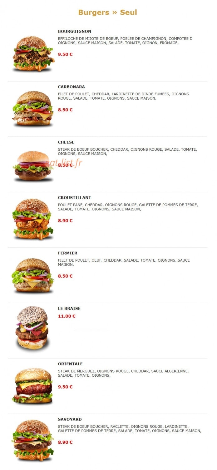 Saveurs et tradition — carte page 2