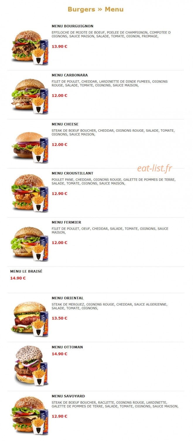 Saveurs et tradition — carte page 3