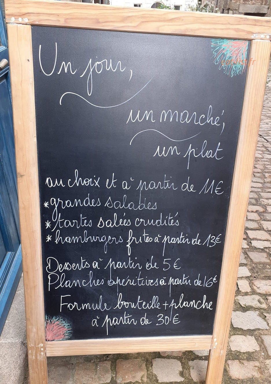 Wine O'Clock — carte page 1
