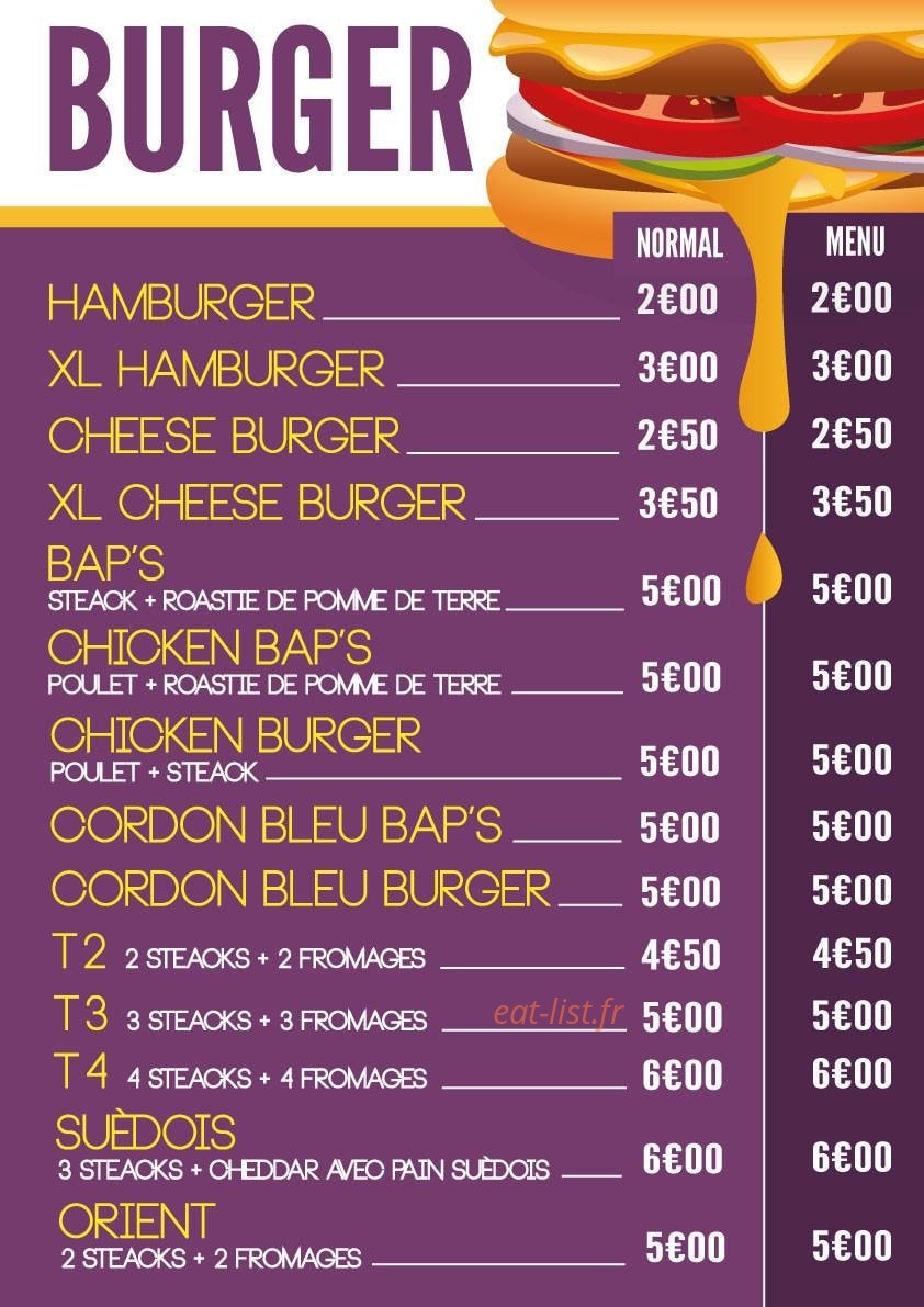 Tacos Deluxe — carte page 6