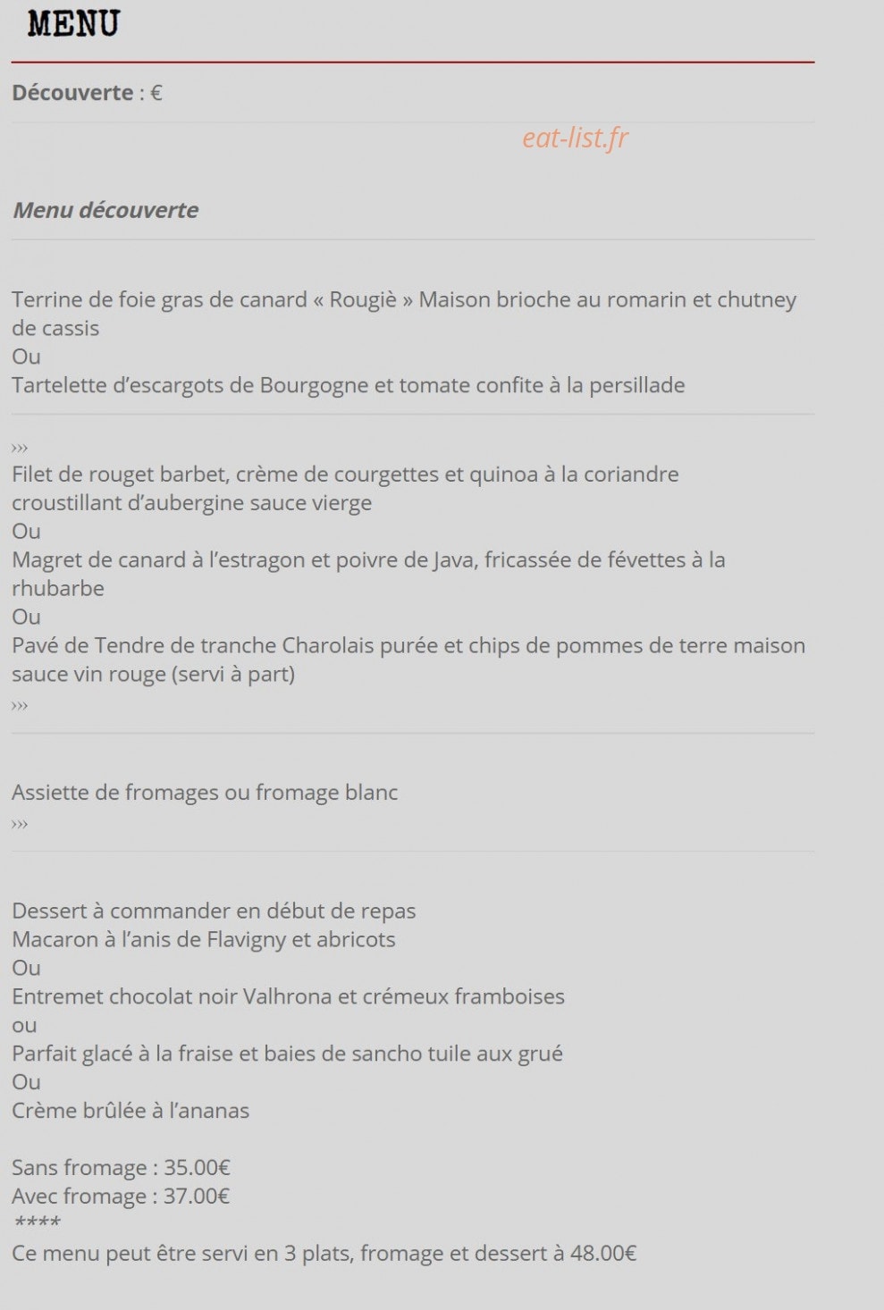 L'Etape Charollaise — carte page 2