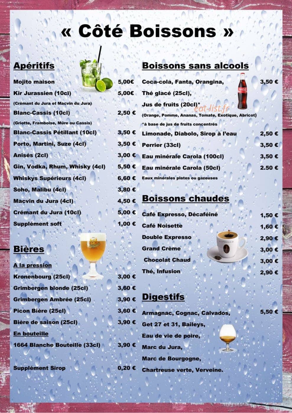 Le Bourgogne — carte page 4