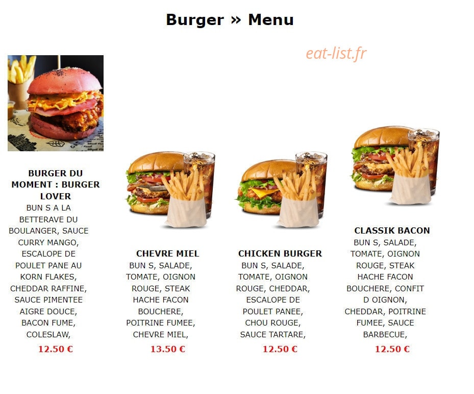 La Fabrik — carte page 4