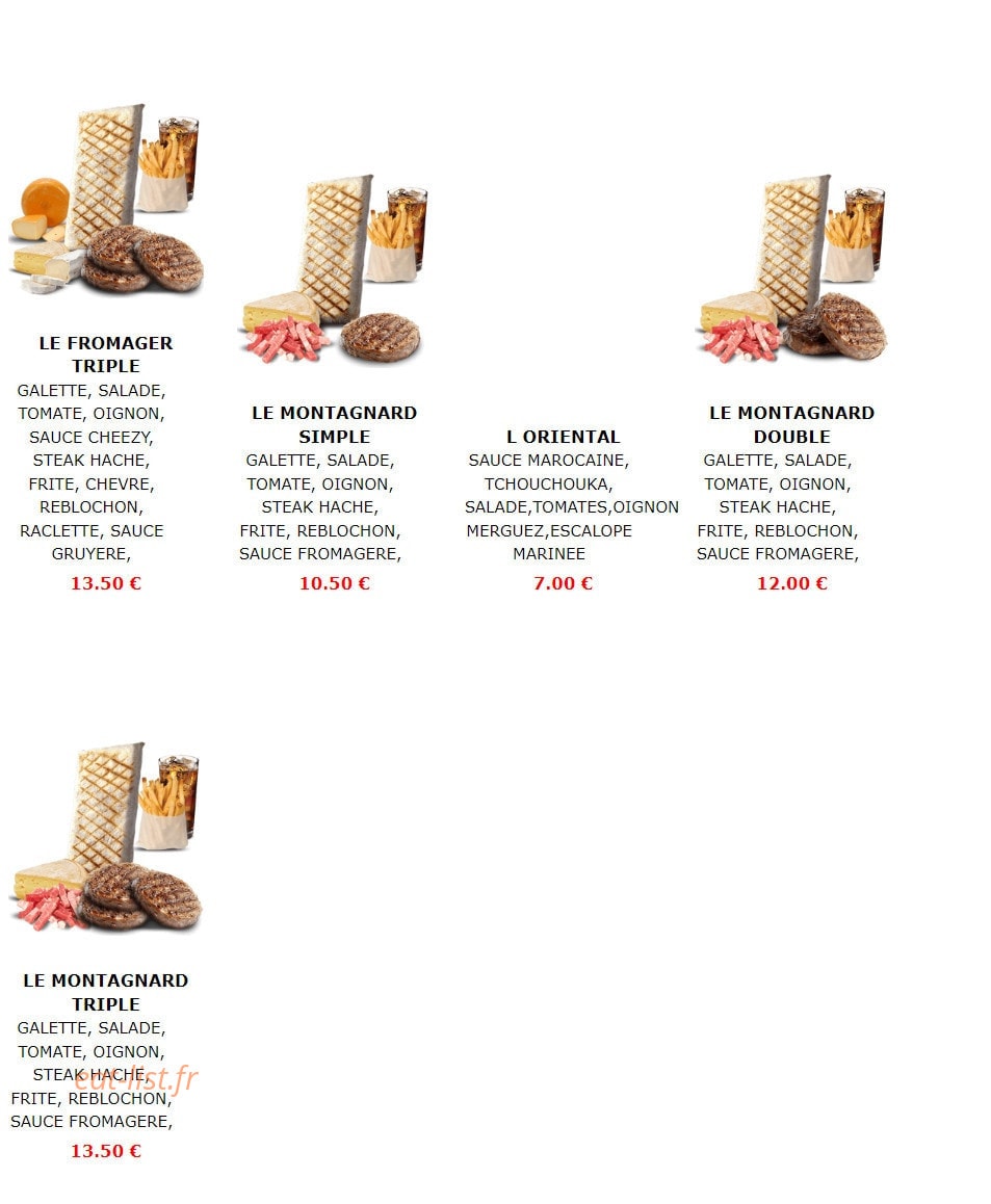 La Fabrik — carte page 3